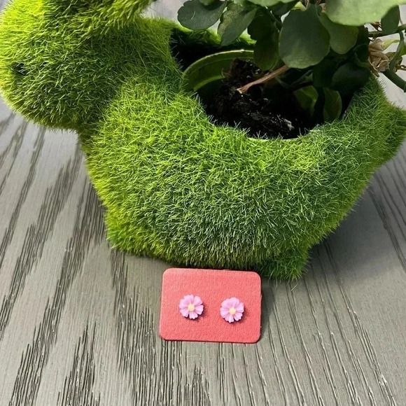 New handmade by jax  flower earrings - Picture 1 of 3
